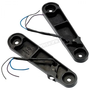 Joker Machine Black Smooth LED Streamliner Front Turn Signals - 05-211-1 - Picture 1 of 5