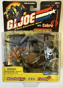 GI Joe vs Cobra Nunchuk vs Firefly Mosc New Gi Joe a Real American hero Comic 1 - Picture 1 of 5