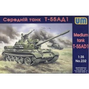 UNIMODELS UM 232 kit modellini in plastica scala 1:35 T-55 kit modellismo carri armati sovietici - Foto 1 di 24