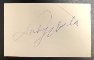 Johnny Unitas Signed Index Card Football HOF Autograph BAL Colts Super Bowl JSA - Picture 1 of 2