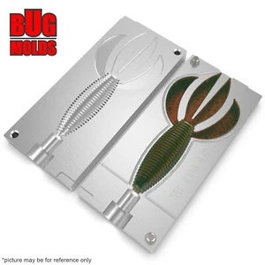 Bait DIY Fishing Mold Soft Plastic Baits Lure Plastisol Bass DbombHavoc - Picture 1 of 3