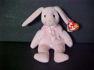 TY Hoppity Beanie Babys Original im Ruhestand S. Korea SELTENE Etikett Fehler 1996 gebraucht - Bild 1 von 13