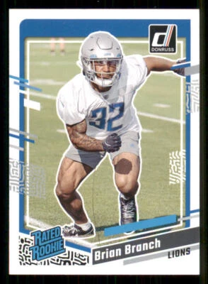 2023 Donruss #328 Brian Branch RR RC - Image 1 of 2