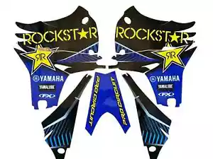 FX YAMAHA YZ450F Team ROCKSTAR Shroud Graphics Kit 2010 2011 2012 2013 - Picture 1 of 2