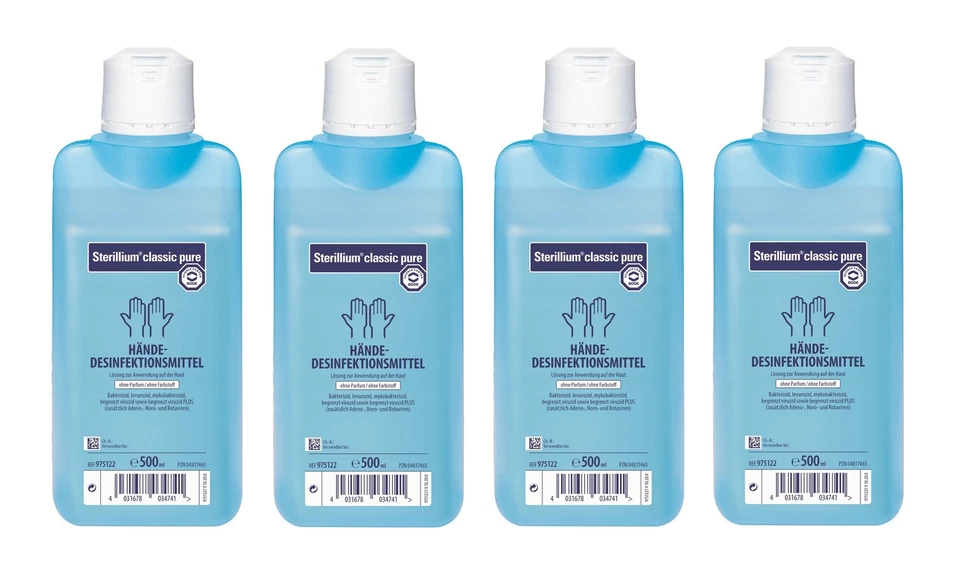 Sterillium classic pure Händedesinfektion 4 x 500 ml | Bode / Paul Hartmann AG