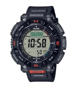 Reloj Solar CASIO PRO TREK PRG-340-1ER Silicona Negro Sub 100mt - Imagen 1 de 1