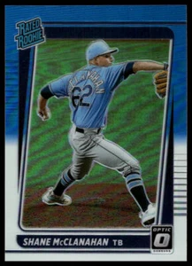2021 Donruss Optic #78 Shane McClanahan Carolina Blue & White - Bild 1 von 2