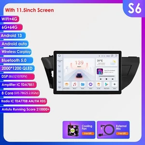 11.5" Touch Screen Android 13 Car Stereo Radio GPS For Toyota Corolla 2014-2016 - Foto 1 di 19