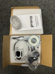 JideTech PTZ PoE HD 5MP Mini Speed Dome Camera & SD Card Slot P14-4X-5MPAT (NIB) - Picture 1 of 4