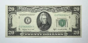 1950 D $20 Federal Reserve STAR Note, Richmond Green Seal - Picture 1 of 2
