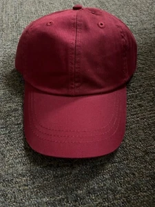 Maroon Adams Baseball Cap Mütze Kopfbedeckung Outdoor Cap rot Baumwolle Mesh Liner - Bild 1 von 4