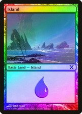 Island (Version 369) FOIL 10th Edition HEAVILY PLD Basic Land MTG CARD ABUGames