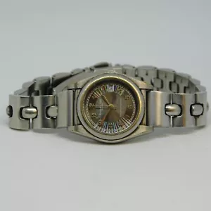 Kenneth Cole KC4101 Silver Tone Quartz Women's Watch Sz. 7 1/2" New Battery - Picture 1 of 11