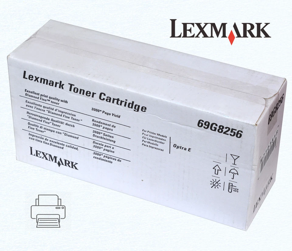 Lexmark Toner 69G8256 Optra E E+ Ep Epson EPL5500 Minolta Pro 6 6E 6EX 6L O597 - Image 1 of 1