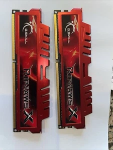 COMPUTER MEMORY 8GB G. SKILL RIPJAWS X DDR3 1.60V PC3-12800CL 9D-8GBXL INTEL XMP - Picture 1 of 6