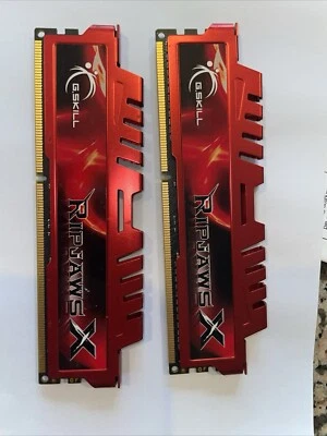 COMPUTER MEMORY 8GB G. SKILL RIPJAWS X DDR3 1.60V PC3-12800CL 9D-8GBXL INTEL XMP - Image 1 of 4