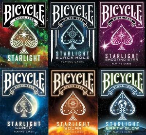 Bicycle Starlight Series (Special Limited Print Run) Playing Cards, 6 Deck Set - Picture 1 of 7