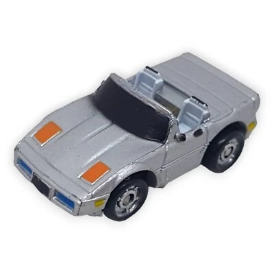 Micro Machines Corvette Cabrio Silber 1989 Galoob Funrise Rarität Modell Mini - Bild 1 von 4