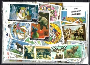 Animaux 500 timbres différents oblitérés - Bild 1 von 1