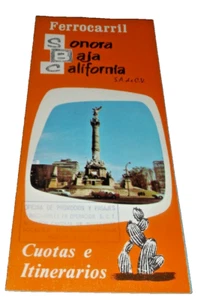 FERROCARRIL SONORA BAJA MÉXICO HORARIO PÚBLICO EDICIÓN ESPAÑOLA - Imagen 1 de 1