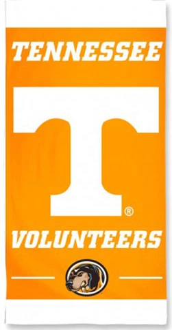 NCAA Tennessee Volunteers Beach Towel, NEW Cover