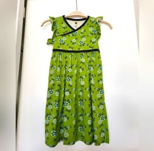 Tea Collection Girls Floral Wrap Neck Summer Dress Size 12