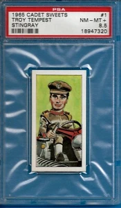 1965 Cadet Sweets - StingRay #1 Troy Tempest Psa 8.5 - Picture 1 of 2