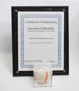 Ted Williams Signed Autographed Official American League Baseball RO-A - Picture 1 of 8