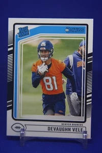 2024 Panini Donruss - Rated Rookie Devaughn Vele #395 (RC) - Picture 1 of 2