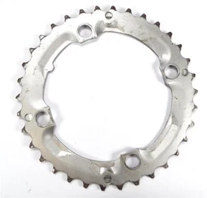 CX 34T - CXC2C34 - SILVER STEEL - 9 SPEED - 104BCD - CENTRE MIDDLE CHAIN RING - Picture 1 of 2