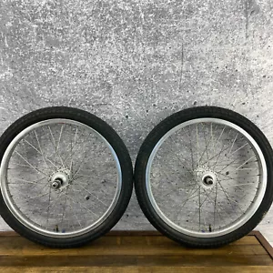 Araya Super 7x BMX Wheel Set 48h DK Sealed Bearing Hub Old School BMX 48 Hole - Picture 1 of 19
