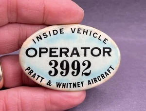 Vintage Pratt & Whitney Flugzeug im Fahrzeugführer Wolkenmotiv 1940er W&H - Bild 1 von 3