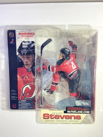 Scott Stevens in Red Jersey New Jersey Devils NHL McFarlane Series 3 Figure Cover