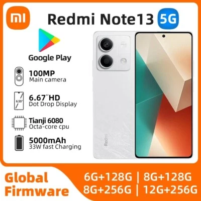 Xiaomi Redmi Note 13 Pro 128/ 256/ 512GB 5G Unlocked Global Smartphon New Sealed - Image 1 of 4