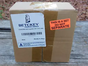 10 Rolls Betckey Dymo 30252 Compatible Labels 1-1/8" x 3-1/2" - Picture 1 of 2