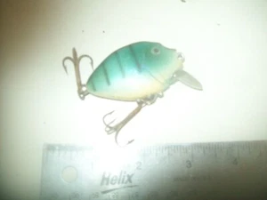 Vintage Heddon Punkinseed Kunststoff Bluegill Angelköder 2" lange Körperfarbe Augen - Bild 1 von 4