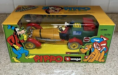 Burago 8005 Walt Disney 1:18 Pippo Goofy Vintage Die Cast Rare In Box - Image 1 of 4
