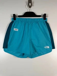 Th North Face Kids Girls Active Shorts Lined Gym Yoga Running Blue Sz XL 14-16 - Picture 1 of 11