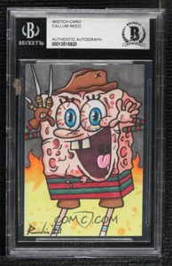 Nickelodeon SpongeBob Schwammhose Freddy Krueger Original Skizzenkarte 1/1 BAS - Bild 1 von 2