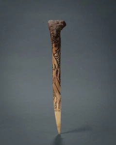 BONE DAGGER, Middle Sepik region, Papua New Guinea. - Picture 1 of 10