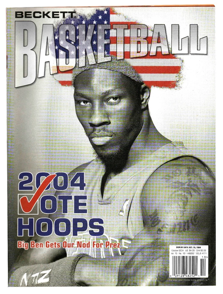 Oct 2004 Beckett Basketball Magazine #171 Ben Wallace - Imagem 1 de 1