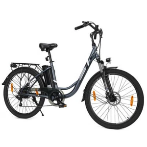 Touroll B1 26-Zoll Elektro-Citybike & E-Bikes Leistungsstarker Motor 250W 7Gäng - Bild 1 von 23