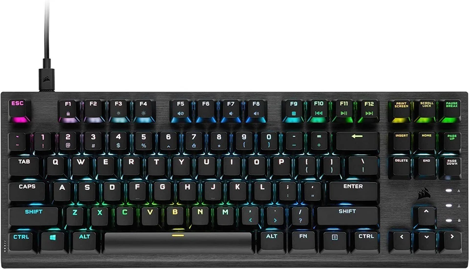 CORSAIR K60 RGB PRO TKL Mechanical Gaming Keyboard - US English