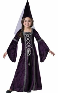 Dress-Up-America Medieval Princess Costume - Renaissance Dress & Hat for Girls - Picture 1 of 4