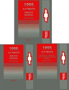 Chevrolet S10 S-10 1995 camioneta tienda servicio reparación manual libro motor transmisión - Imagen 1 de 9