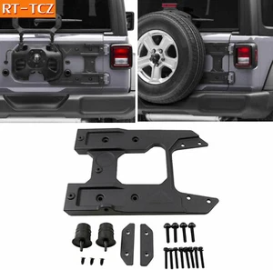 For Jeep Wrangler JL Oversized Enhance Spare Tire Mounting Bracket Kit 2018+ 5X - Picture 1 of 13