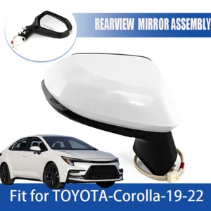 Carcasa espejo retrovisor eléctrico lateral derecho pasajero para Toyota Corolla 2020 2021 2022 diestro - Imagen 1 de 11