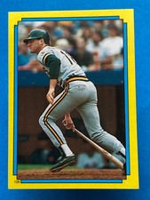 1988 Topps Super Star Sticker Backs Rickey Henderson #51 Andy Van Slyke #126