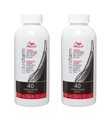 Wella Color Charm Cream Developer 40 volumen 3,6 oz (paquete de 2) Foto 1 de 3