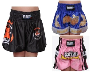 Pantalones Cortos de Lucha Muay Thai para Niños MMA Kick Boxing Artes Marciales Niños Niñas - Imagen 1 de 24